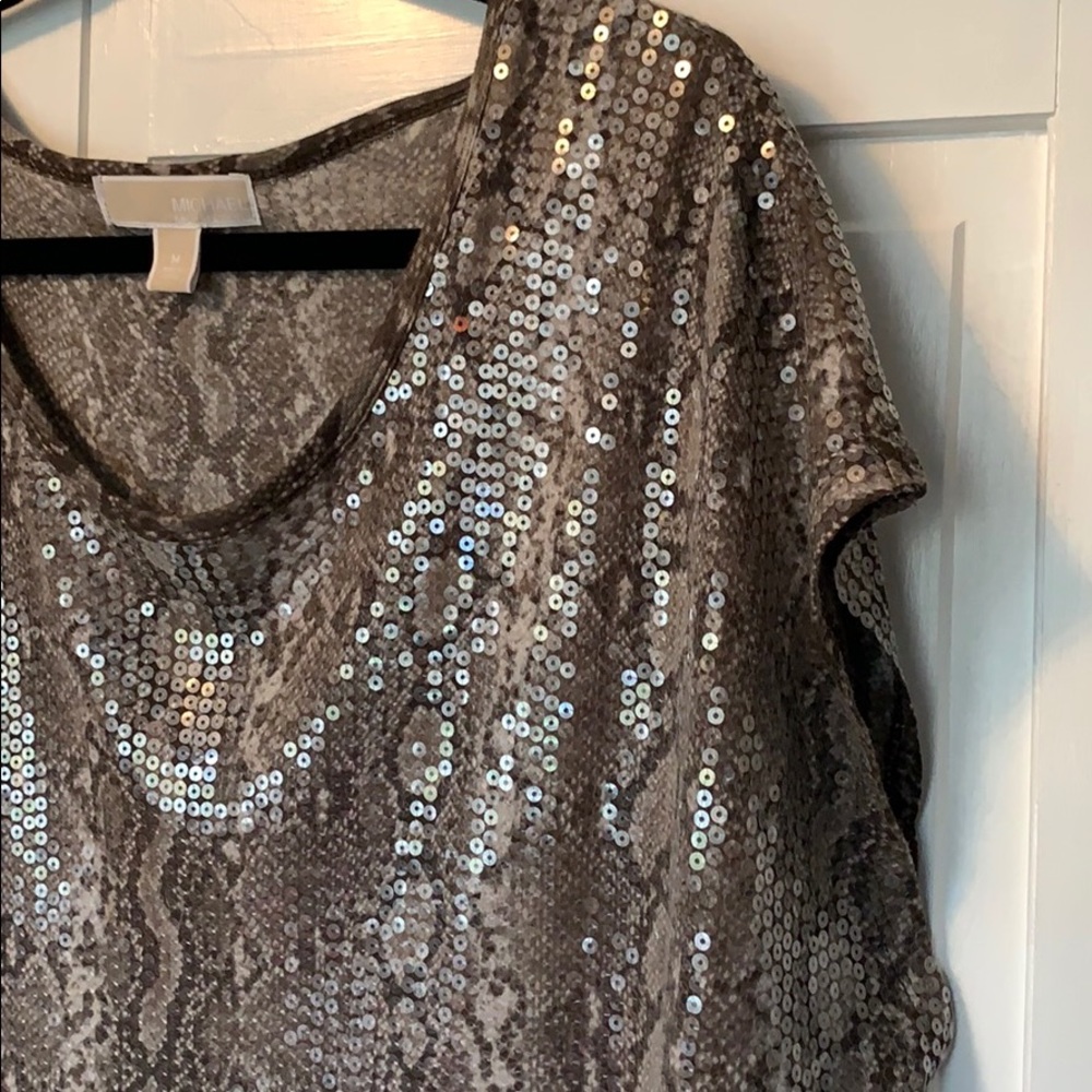 Michael Kors Sequin Python Print Dress - image 4